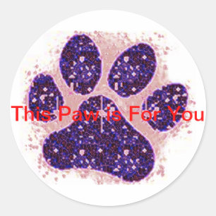 Deze poot is voor jou sticker