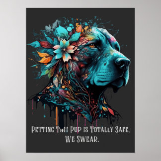 Deze pop is helemaal veilig, we zweven poster