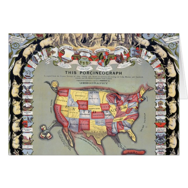 DEZE PORCINEOGRAPH, C1876 (Voorkant Horizontaal)