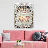 DEZE PORCINEOGRAPH, C1876 CANVAS AFDRUK (Insitu (Woonkamer))