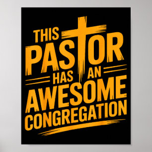 Deze predikant heeft een geweldige christelijke ge poster