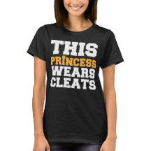 Deze prinses draagt het Soccer Cleats Team T-Shirt