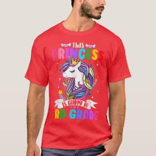 Deze prinses gaat naar de 3de-graad Unicorn Magica T-shirt
