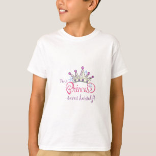 Deze prinses redt zichzelf. t-shirt