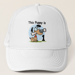 Deze puppy 1e verjaardag T shirten en cadeaus Trucker Pet