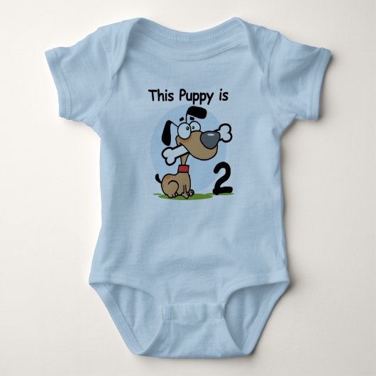 Deze Puppy 2e Verjaardag T shirten en Cadeaus Romper (Voorkant)