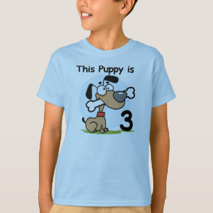 Deze Puppy 3e Verjaardag T-shirts en geschenken