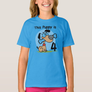 Deze Puppy 4e Verjaardag Tshirts en geschenken
