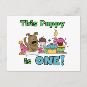 Deze Puppy is One Tshirts en geschenken Briefkaart