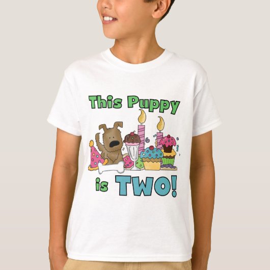 Deze puppy is twee T-shirts en geschenken (Voorkant)