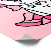 Deze  Red Fairy en Unicorn hebben een persoonlijk  Poster (Hoek)