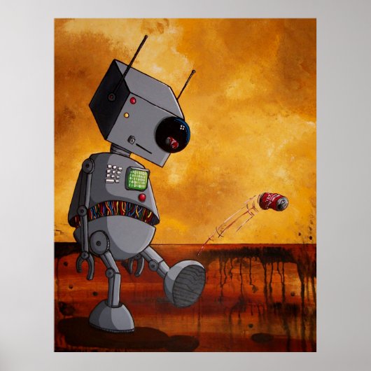 Deze robot is voorzien poster (Voorkant)