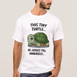 Deze schildpad oordeelt hij enorm over je t-shirt