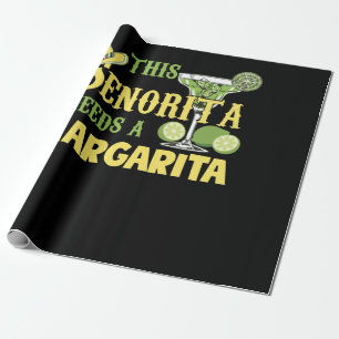 Deze Senorita heeft een Margarita Cinco De Mayo no Cadeaupapier