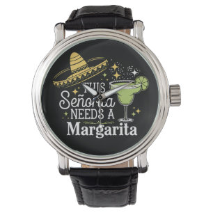 Deze Senorita heeft een Margarita Cinco De Mayo no Horloge