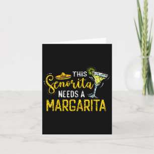 Deze Senorita heeft een Margarita Fiesta Mexico Ci Kaart