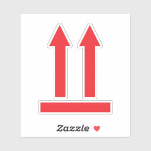 Deze Side Up Shipping Sticker