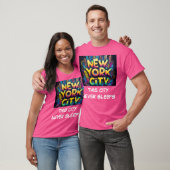 Deze stad slaapt nooit t-shirt (Unisex)