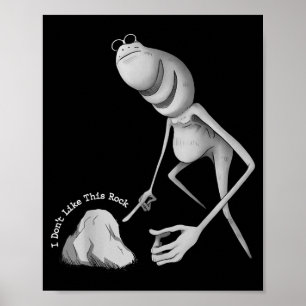 Deze steen bevalt me niet Funny Marcus The Worm Me Poster