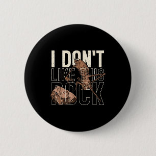 Deze steen bevalt me niet Marcus The Worm Meme Gra Ronde Button 5,7 Cm