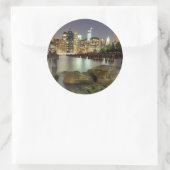 Deze stokken zijn in Brooklyn Park Ronde Sticker (Tas)