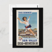 Deze Summer Sun Valley Briefkaart (Voorkant / Achterkant)