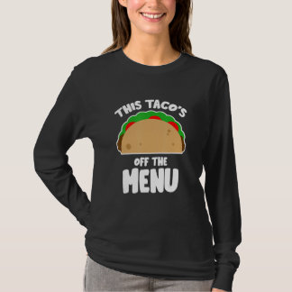 Deze Taco is van de Speisekart Leuke Bachelor Bach T-shirt