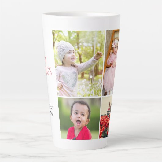 Deze tante behoort tot de aangepaste fotocollage latte mok (Voorkant)