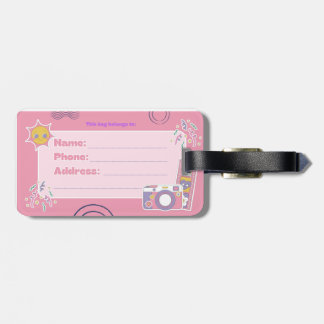 "Deze tas is van" label Bagagelabel