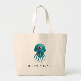 Deze tas ziet u - Cyclops Jellyfish Canvas tas