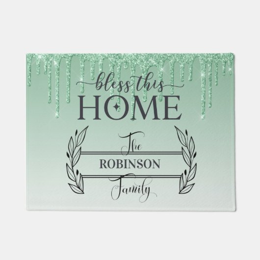 Deze thuisdeur is leeg deurmat (Voorkant)