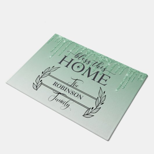 Deze thuisdeur is leeg deurmat (Schuin)