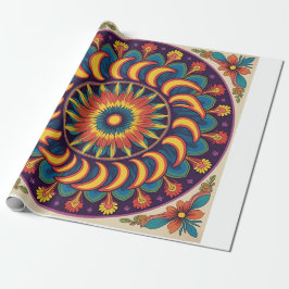 Deze titel gebruikt sleutelwoorden (Retro 70s, Gro Cadeaupapier