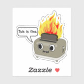 Deze toast is een fijne Sticker (Vel)
