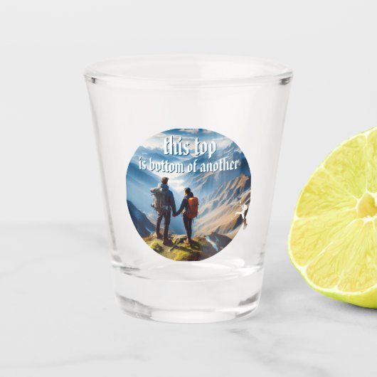 Deze top shot glas (Voorkant)