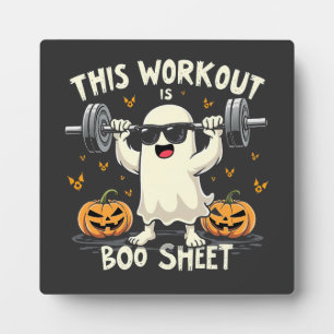 Deze training is een boekenblad Spooky Halloween F Fotoplaat