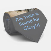 Deze trein is vast voor Glory!!! Stropdas (Opgerold)