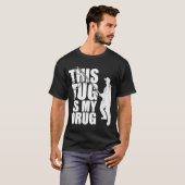Deze Tug is mijn geneesmiddel Gevist T-shirt (Voorkant volledig)