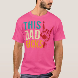Deze vader rockt Beste Pap Vader Rock En Roll T-shirt