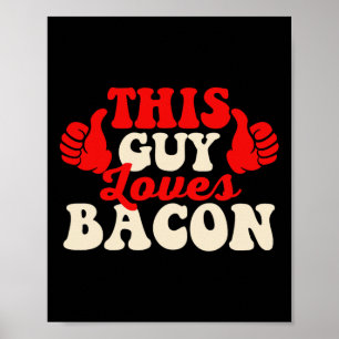 Deze vent houdt van Con - Con liefhebber Bbq varke Poster