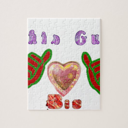 Deze vent houdt van grote puzzels (Verticaal)