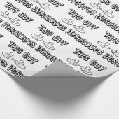 Deze vent houdt van Jezus Cadeaupapier (Hoek)