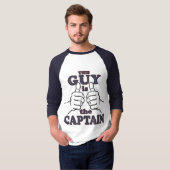 Deze vent is de CAPTAIN. T-shirt (Voorkant volledig)