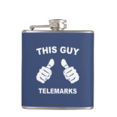 Deze vent Telemarks Heupfles (Voorkant)