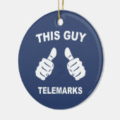 Deze vent Telemarks Keramisch Ornament (Links)