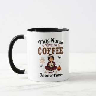 Deze Verpleegster Loopt Op Koffie En Alleen Tijd Z Mok