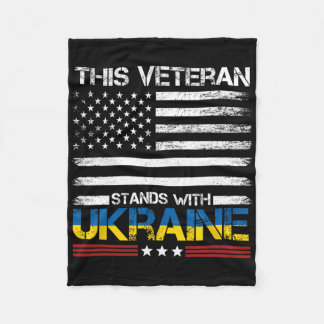 Deze veteraan staat achter Oekraïne 1  Fleece Deken