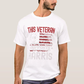 Deze veteraan steunt Harris T-shirt