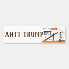 Deze vis stinkt! / antitrump, bumpersticker