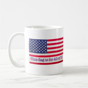 Deze vlag is voor ons allemaal! koffiemok